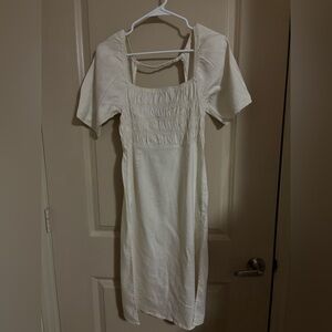 Forever 21 Peasant Dress Mid